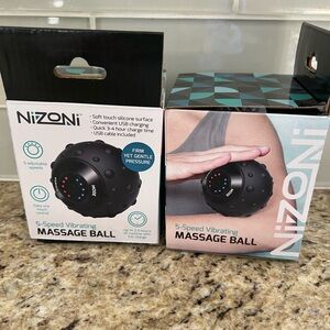 TWO NEW Nizoni 5 speed vibrating massage balls